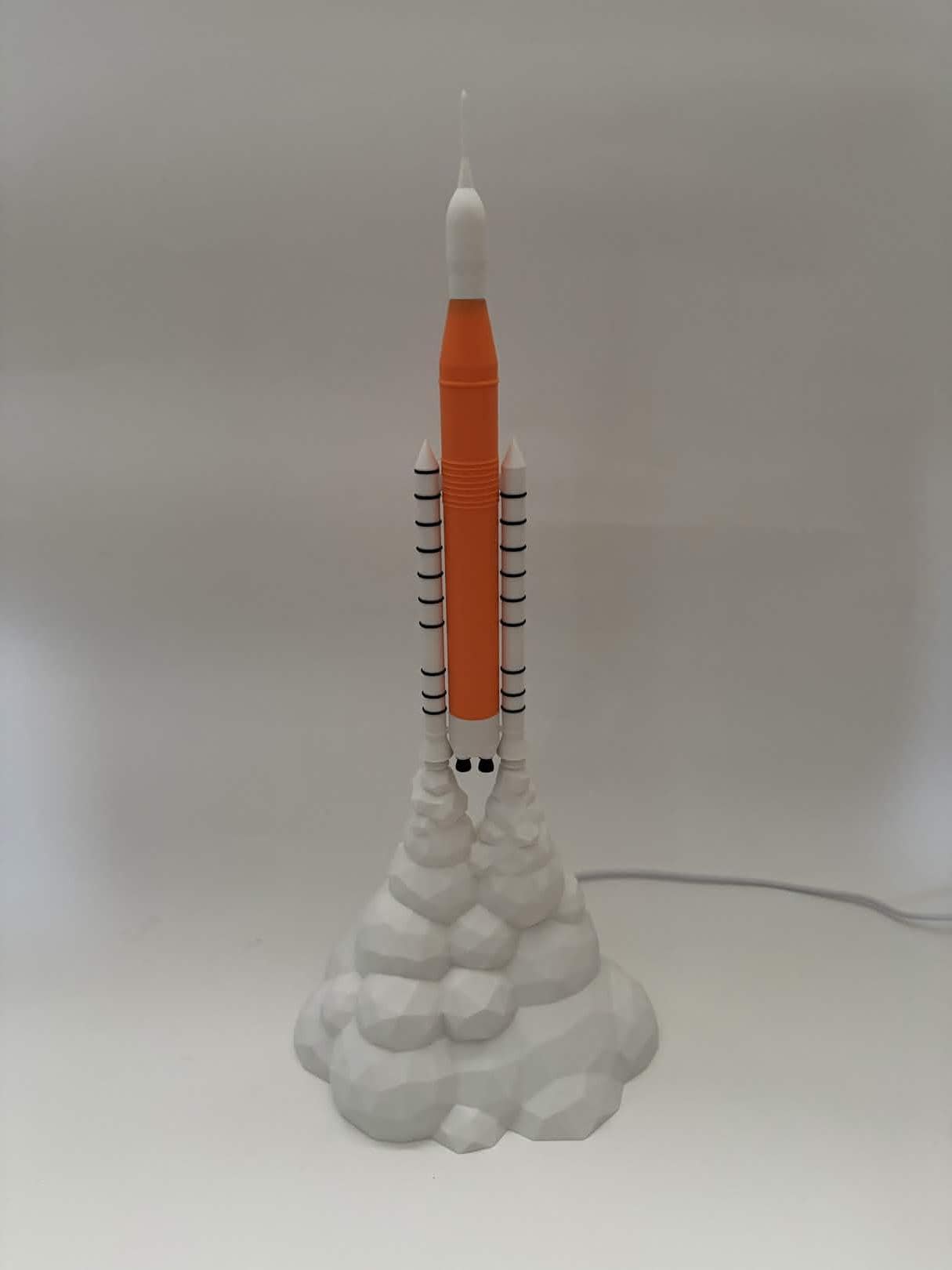 NASA SLS Rocket Lamp | 3D Printed Artemis Space Light, Kids Bedroom Decor