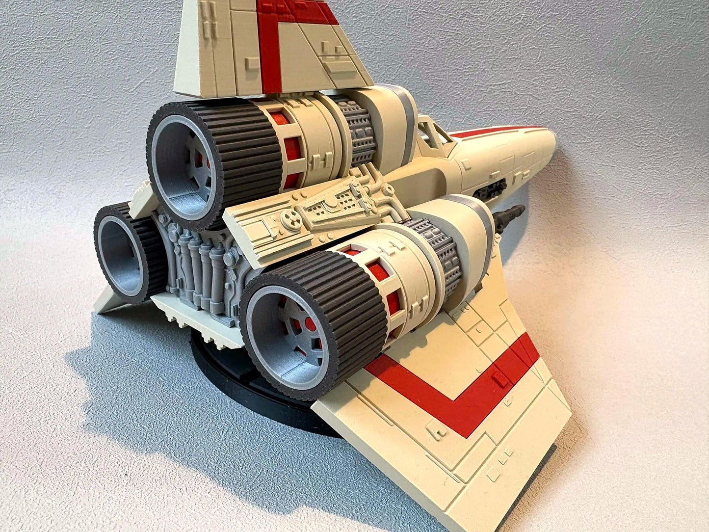 Colonial Viper Mk I Display Model, Battlestar Galactica Inspired Sci-Fi Spaceship with Stand