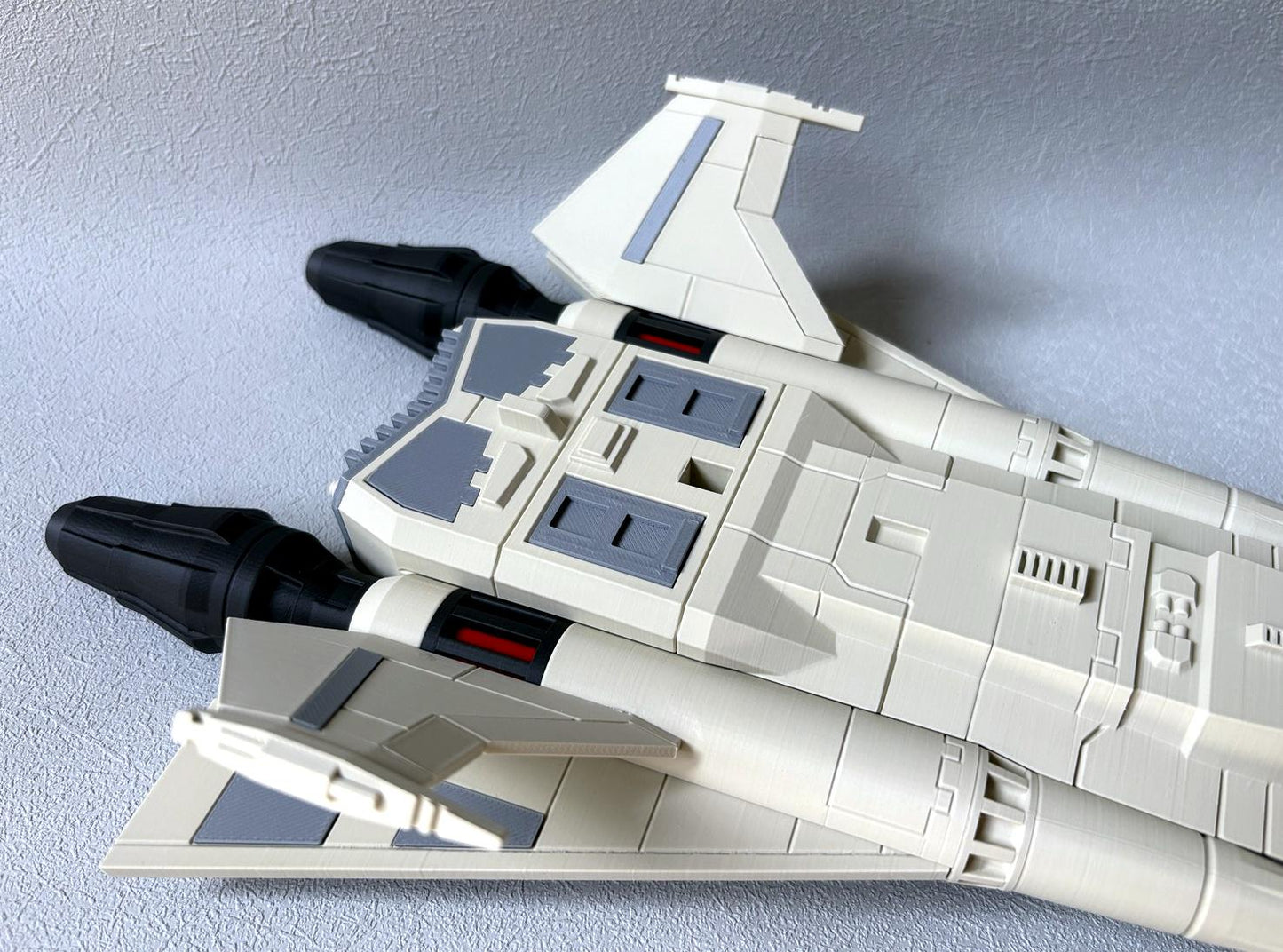 Buck Rogers Starfighter Model | Buck Rogers Ship with Display Stand | Sci-Fi Collectible | Classic TV Replica