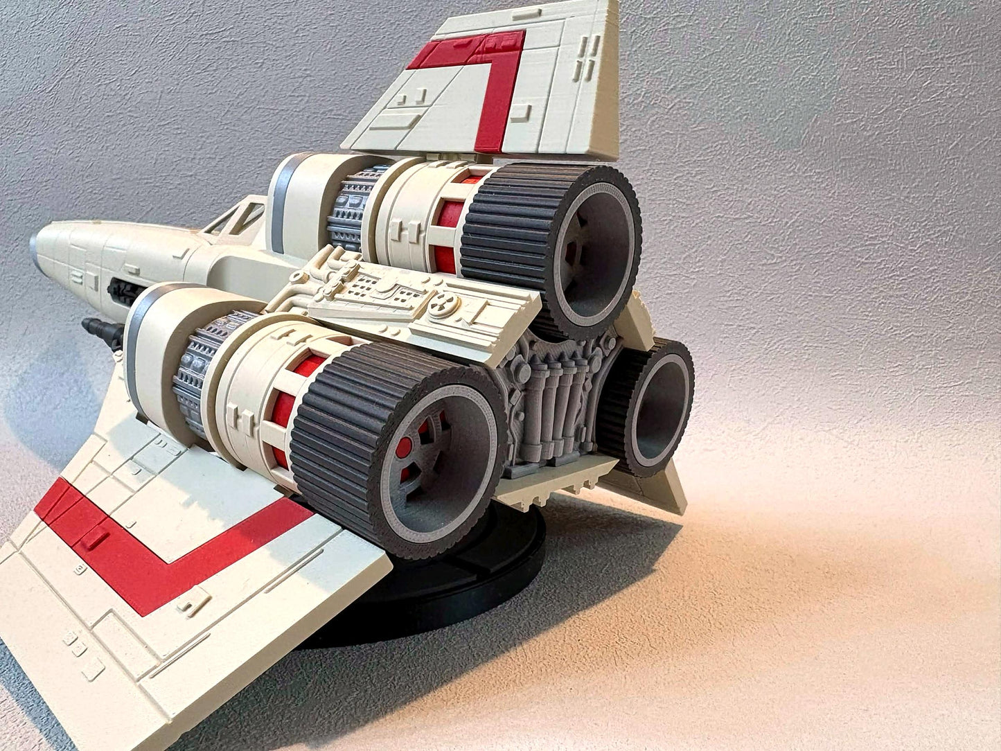 Colonial Viper Mk I Display Model, Battlestar Galactica Inspired Sci-Fi Spaceship with Stand