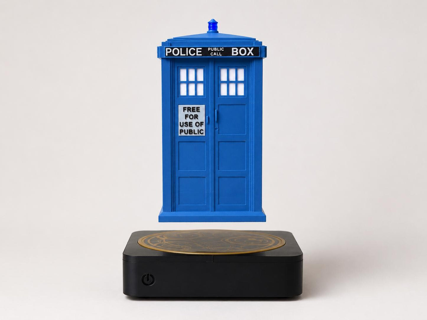Magnetic Levitating Police Box Lamp, Doctor Who Inspired Tardis, Sci-Fi Collector Display