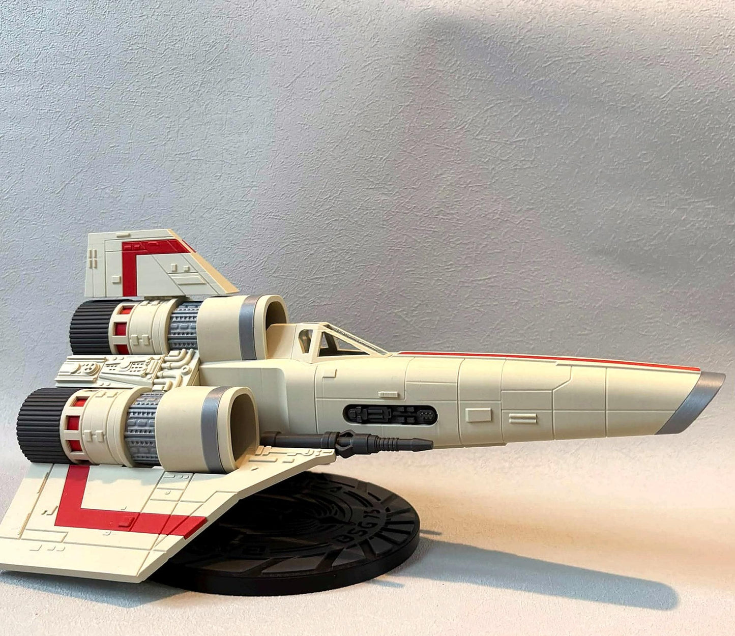 Colonial Viper Mk I Display Model, Battlestar Galactica Inspired Sci-Fi Spaceship with Stand