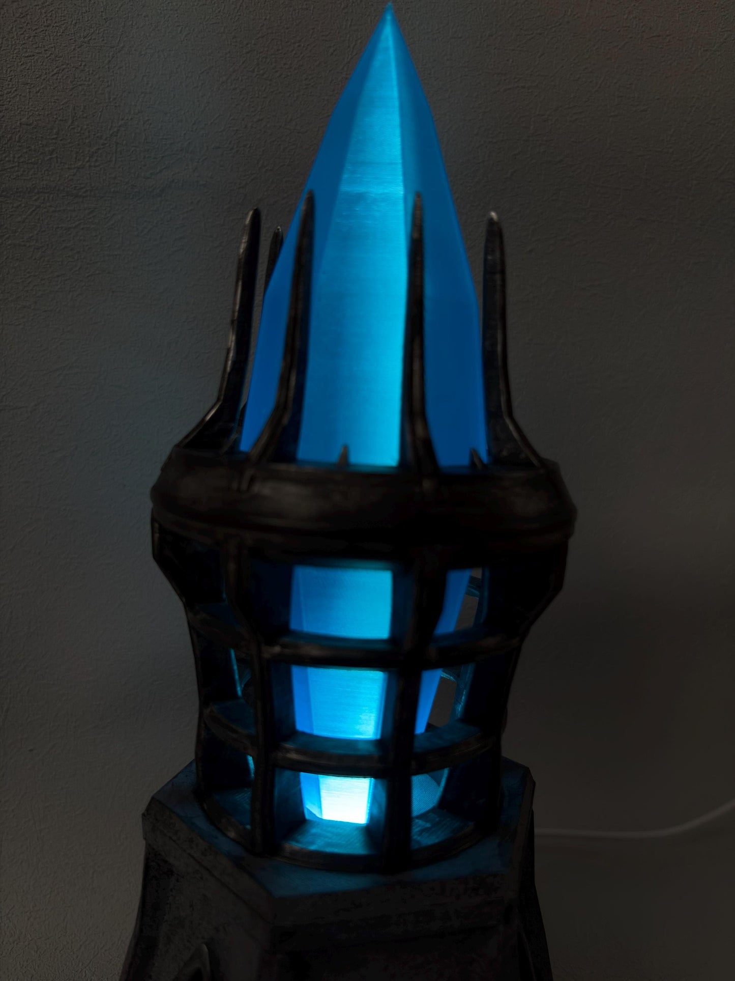 Varla Crystal Lamp | Oblivion Inspired Varla Stone LED Light | Elder Scrolls Skyrim Fantasy Decor