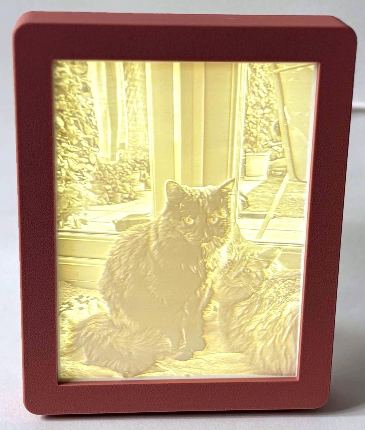 Custom Photo Lithophane Lamp | Personalised LED Night Light Keepsake