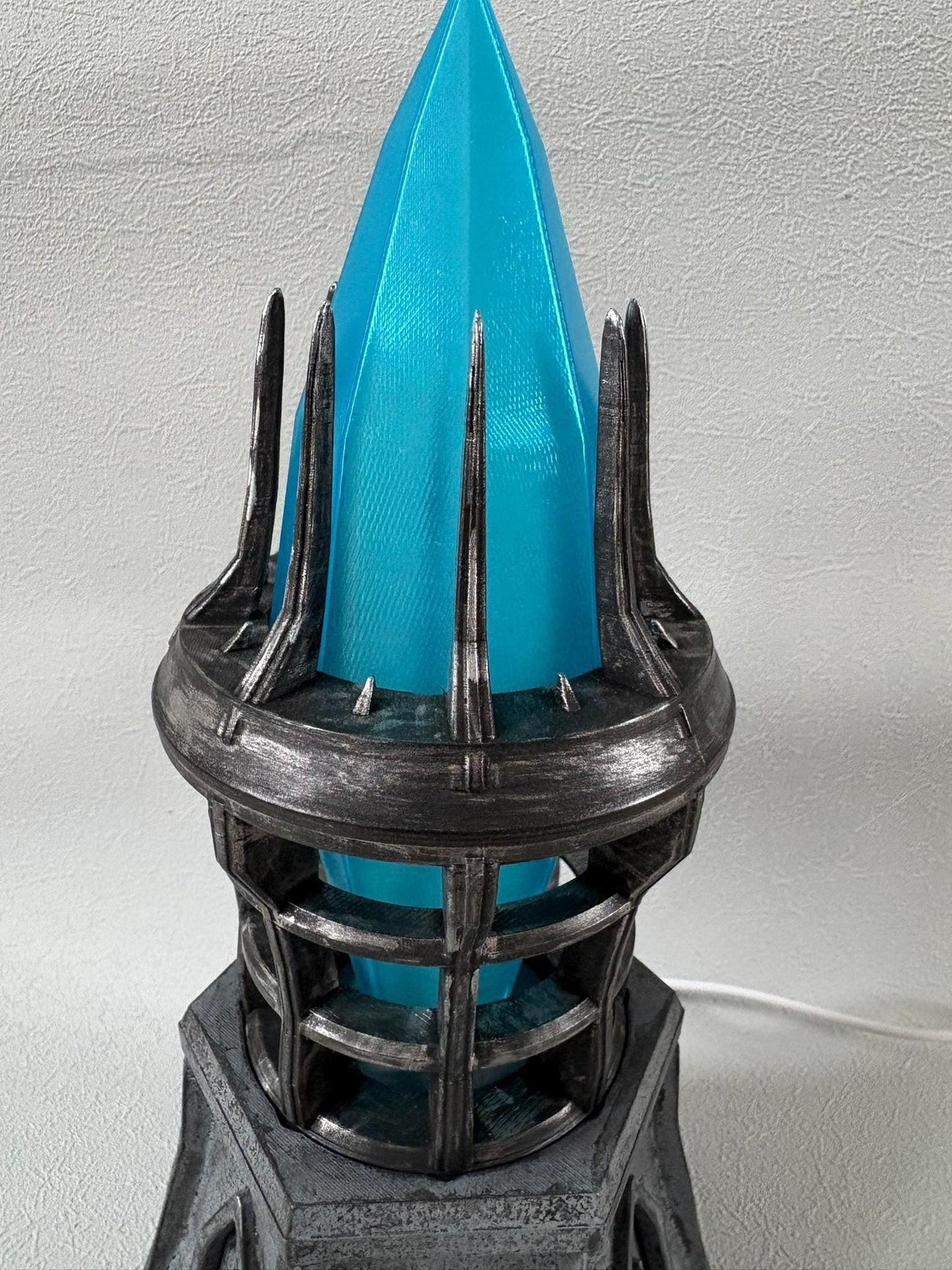 Varla Crystal Lamp | Oblivion Inspired Varla Stone LED Light | Elder Scrolls Skyrim Fantasy Decor