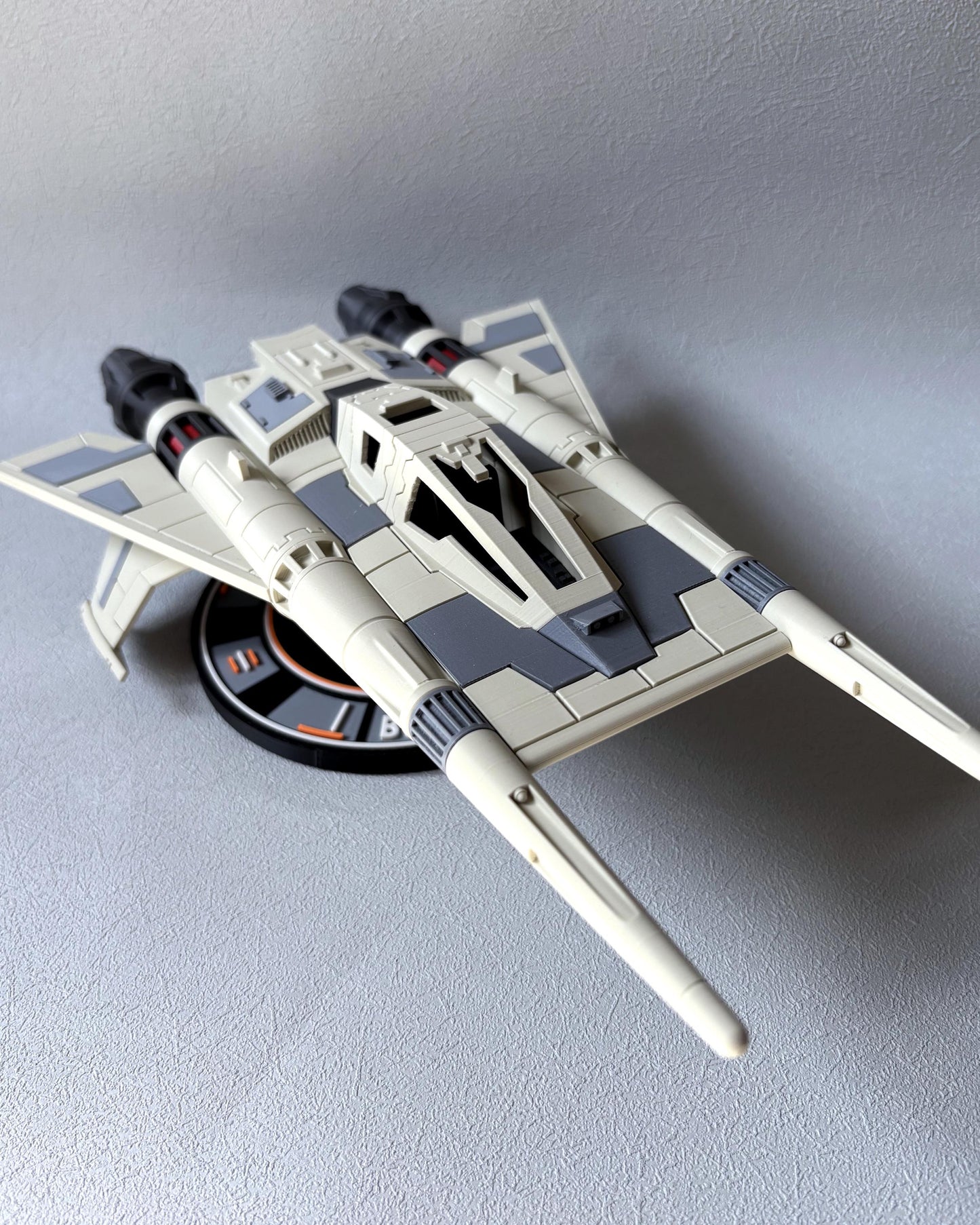Buck Rogers Starfighter Model | Buck Rogers Ship with Display Stand | Sci-Fi Collectible | Classic TV Replica
